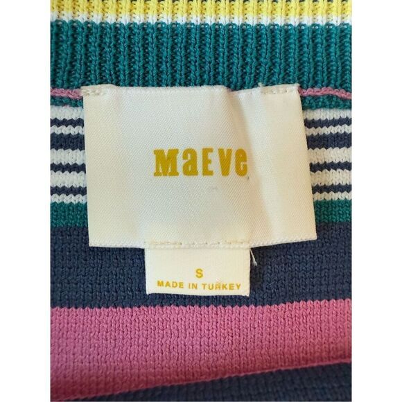 Anthropologie Maeve Iana Striped Multicolored Striped Knit Skirt - Picture 6 of 11